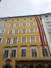 facade de la maison de Mozart
